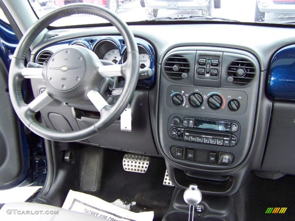 2004 PT Cruiser GT - Midnight Blue Pearlcoat/Bright Silver Metallic / Dark Slate Gray photo #16
