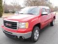 2010 Fire Red GMC Sierra 1500 SLT Crew Cab 4x4  photo #2