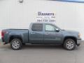 Stealth Gray Metallic - Sierra 1500 SLT Crew Cab 4x4 Photo No. 1