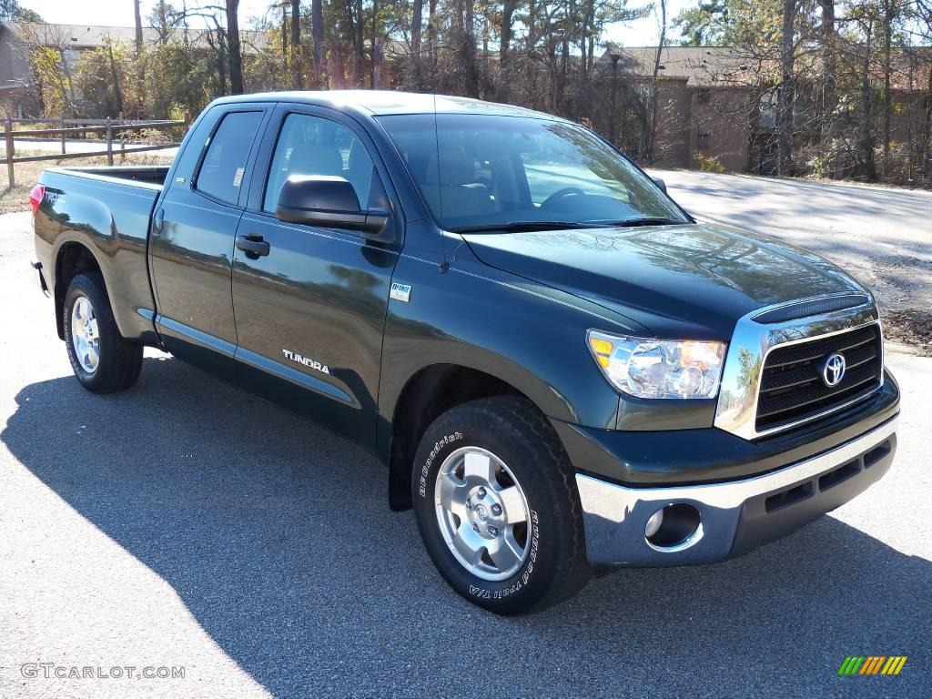 2007 Tundra SR5 TRD Double Cab - Timberland Mica / Beige photo #11