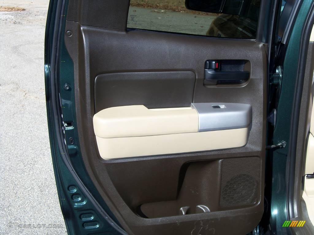 2007 Tundra SR5 TRD Double Cab - Timberland Mica / Beige photo #24
