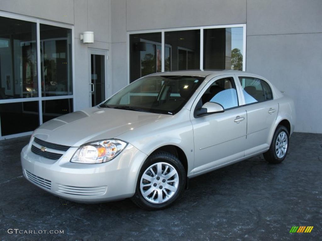 2009 Cobalt LT Sedan - Silver Ice Metallic / Gray photo #1