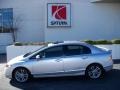 2008 Alabaster Silver Metallic Honda Civic Si Sedan  photo #1