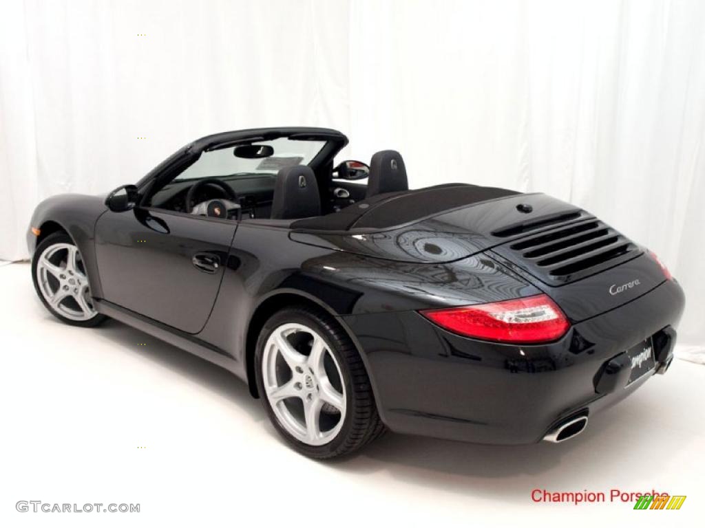 2010 911 Carrera Cabriolet - Black / Black photo #19