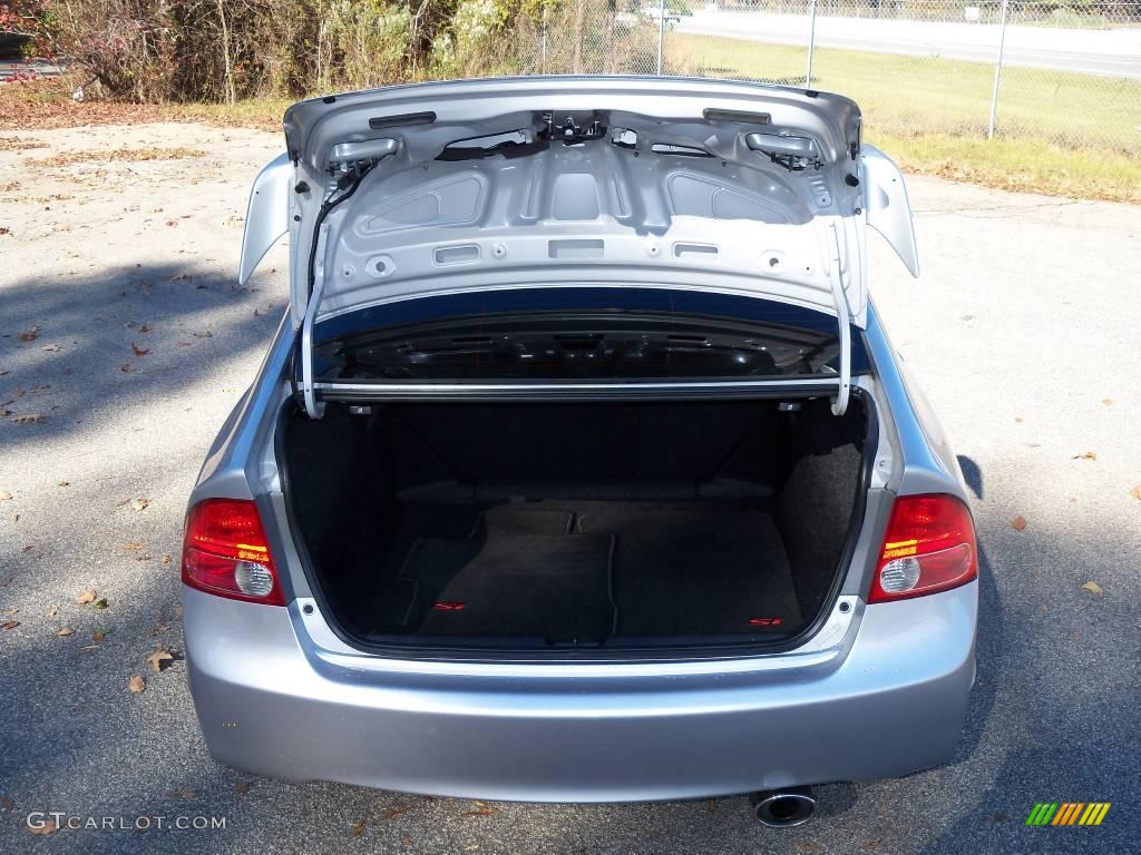 2008 Civic Si Sedan - Alabaster Silver Metallic / Black photo #20