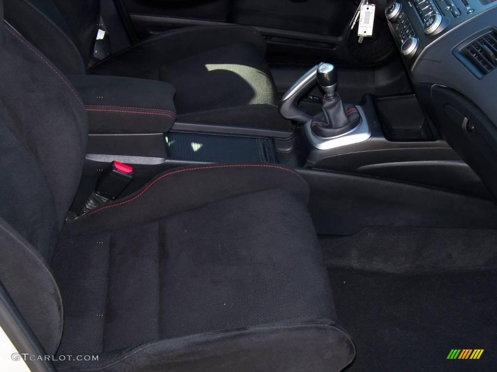 2008 Civic Si Sedan - Alabaster Silver Metallic / Black photo #29