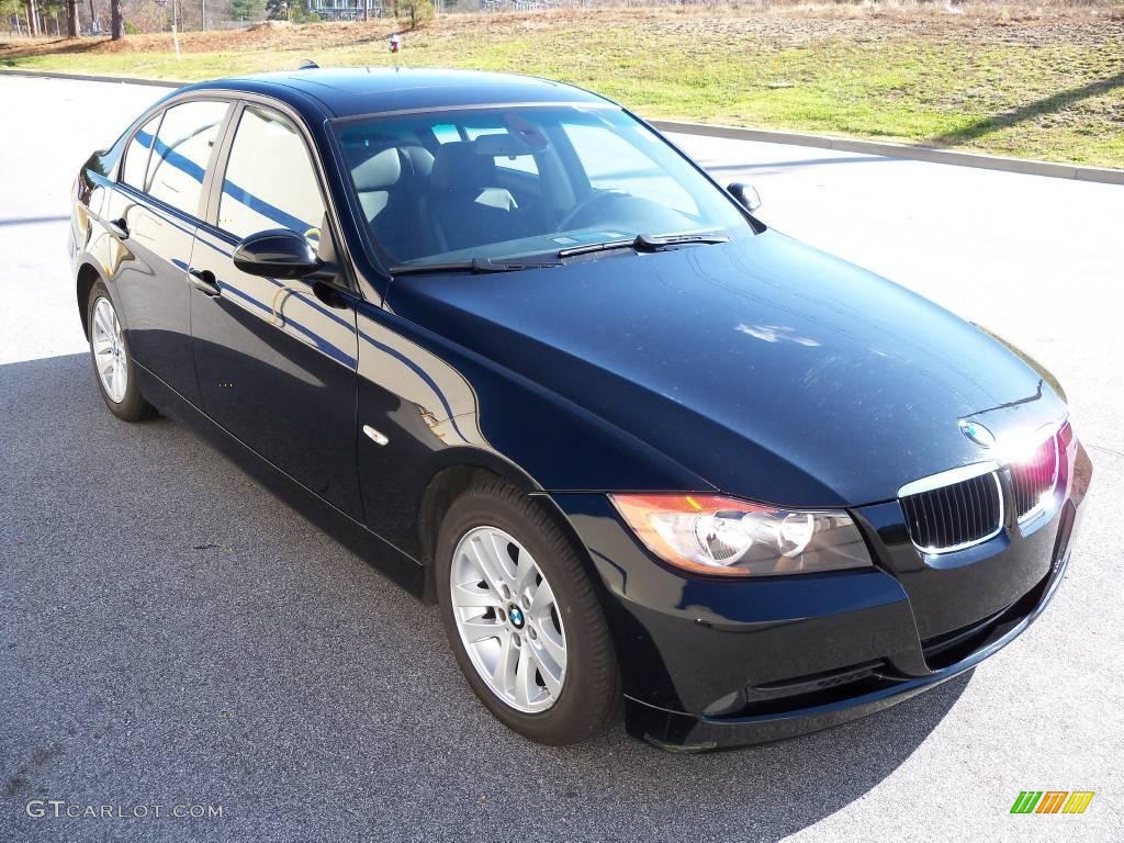 2007 3 Series 328i Sedan - Jet Black / Black photo #11