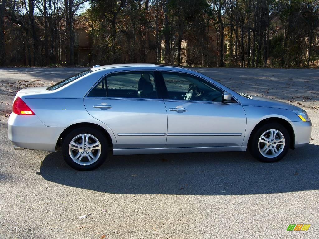 2006 Accord EX-L Sedan - Alabaster Silver Metallic / Black photo #10