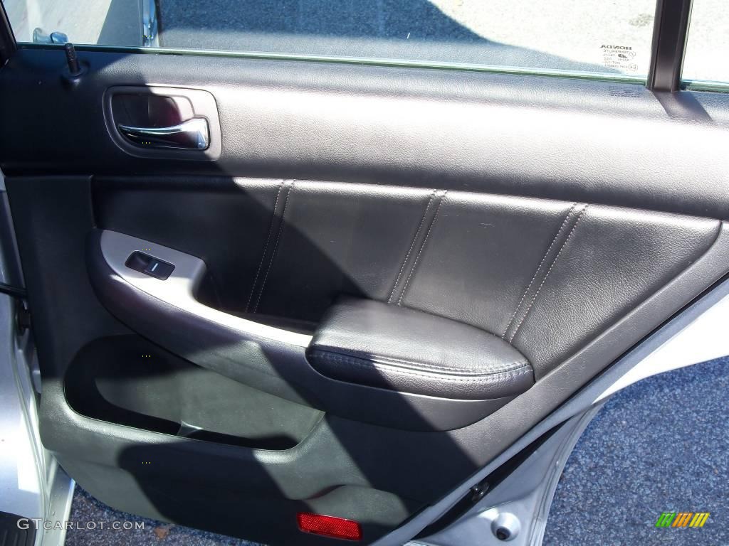 2006 Accord EX-L Sedan - Alabaster Silver Metallic / Black photo #22