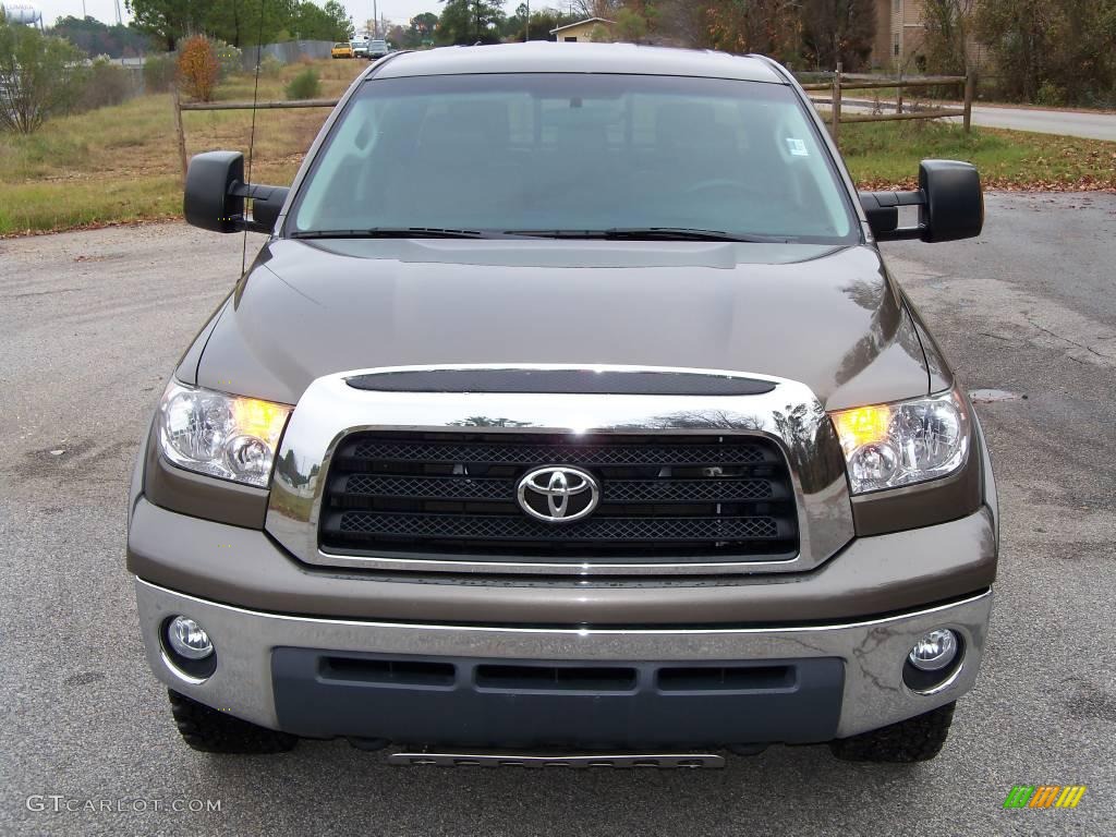 2008 Tundra SR5 X-SP Double Cab 4x4 - Pyrite Mica / Red Rock photo #2