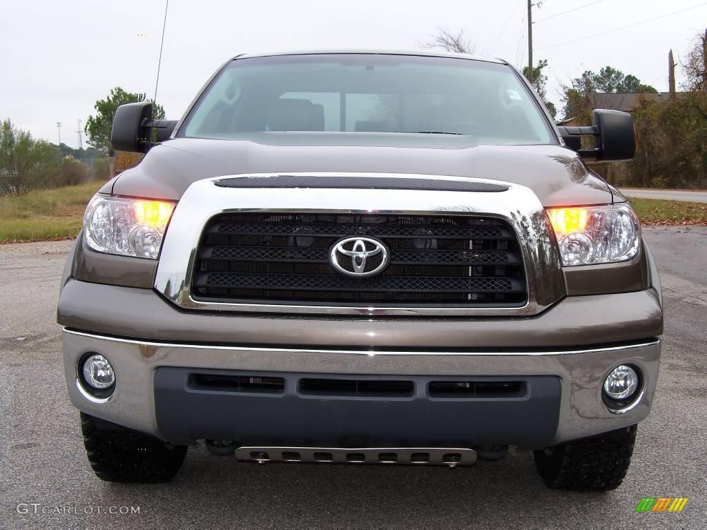 2008 Tundra SR5 X-SP Double Cab 4x4 - Pyrite Mica / Red Rock photo #3