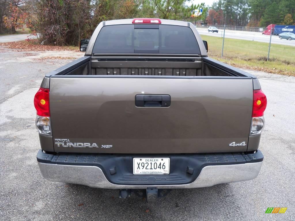 2008 Tundra SR5 X-SP Double Cab 4x4 - Pyrite Mica / Red Rock photo #7