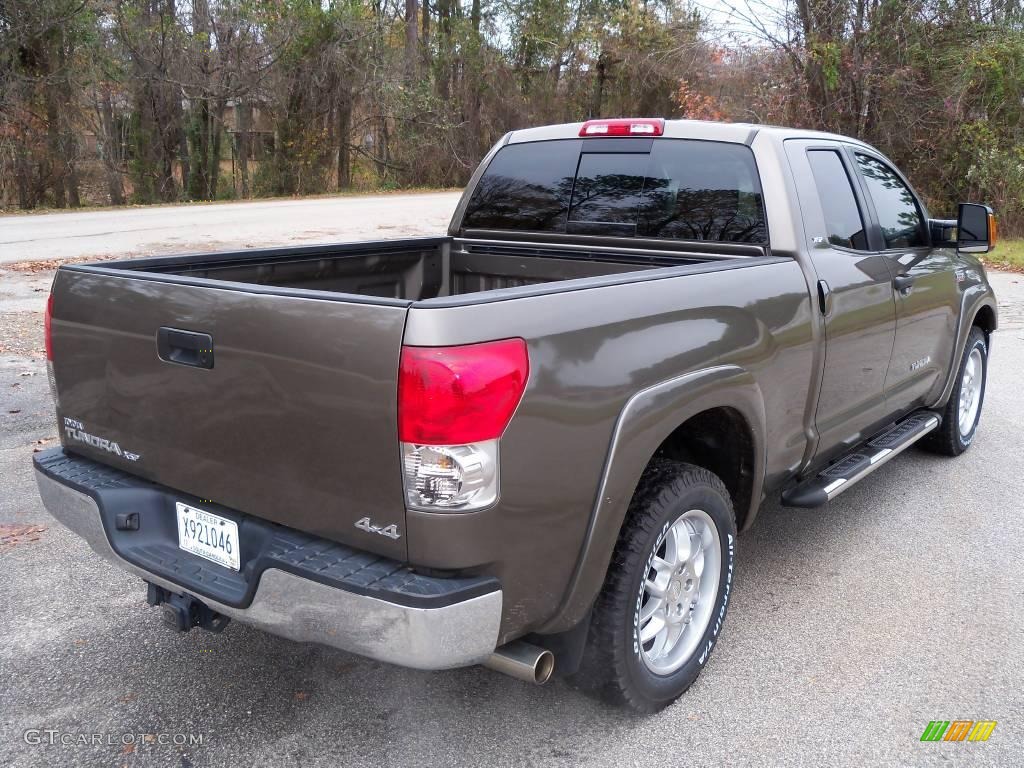 2008 Tundra SR5 X-SP Double Cab 4x4 - Pyrite Mica / Red Rock photo #11
