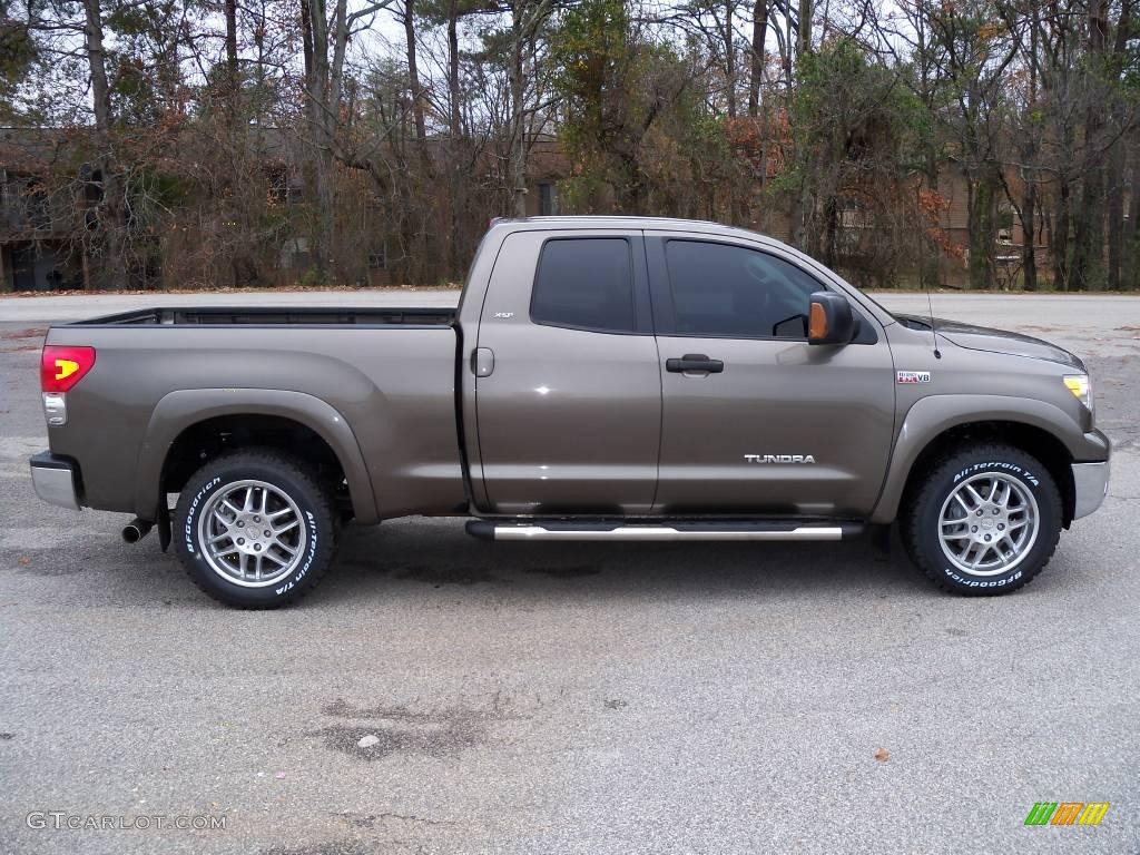 2008 Tundra SR5 X-SP Double Cab 4x4 - Pyrite Mica / Red Rock photo #12