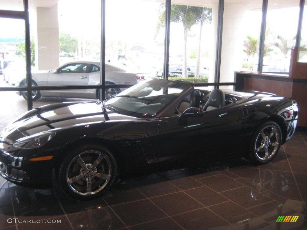 2010 Corvette Convertible - Black / Titanium Gray photo #1