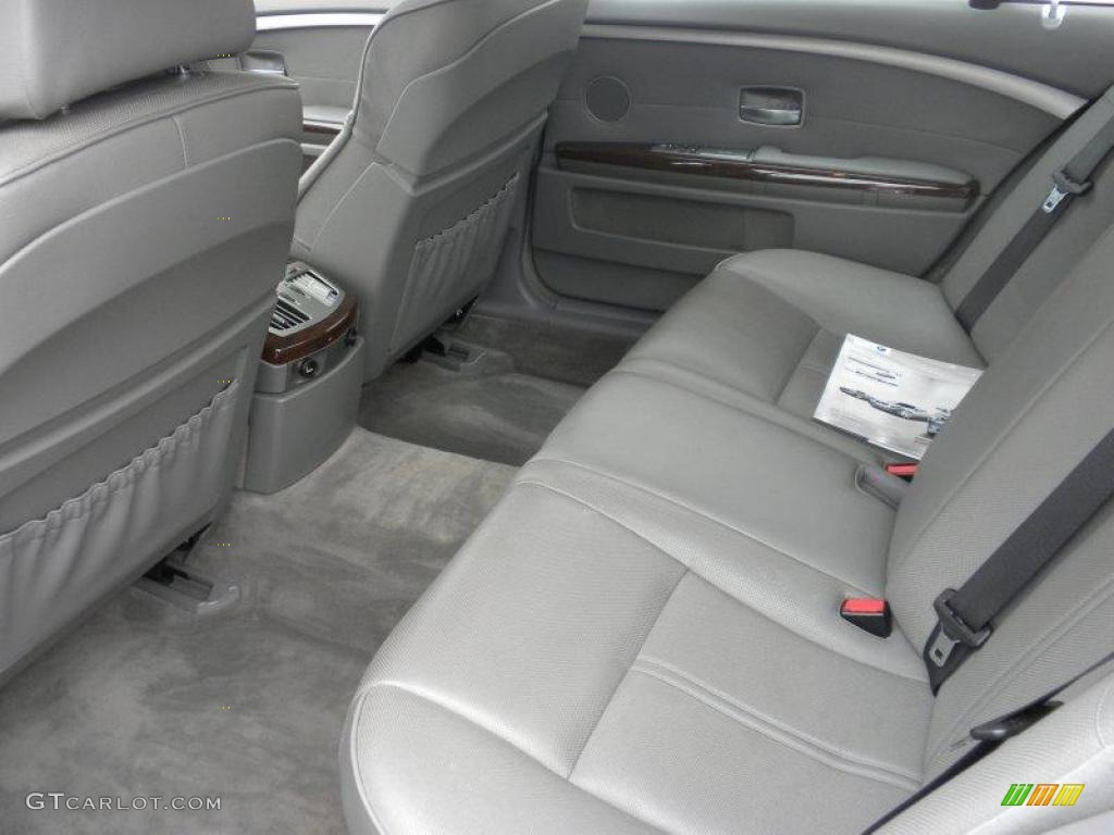 2006 7 Series 750Li Sedan - Monaco Blue Metallic / Basalt Grey/Flannel Grey photo #13