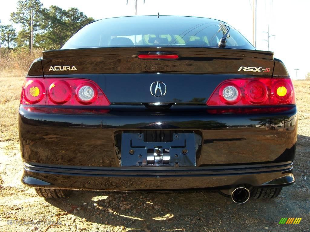 2006 RSX Type S Sports Coupe - Nighthawk Black Pearl / Ebony photo #8