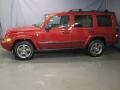 2006 Inferno Red Pearl Jeep Commander 4x4  photo #2