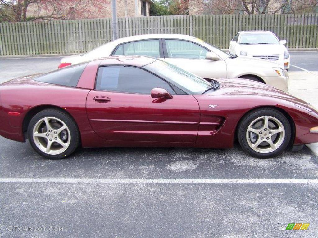 2003 Corvette 50th Anniversary Edition Coupe - 50th Anniversary Red / Shale photo #1