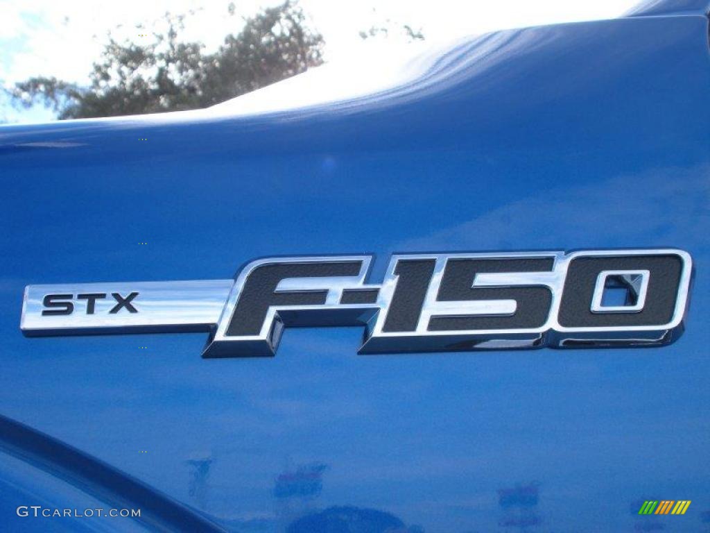 2010 F150 STX Regular Cab - Blue Flame Metallic / Medium Stone photo #4