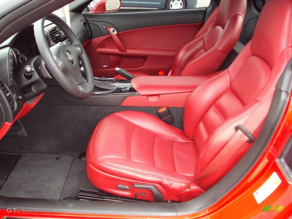 2008 Corvette Coupe - Victory Red / Red photo #4