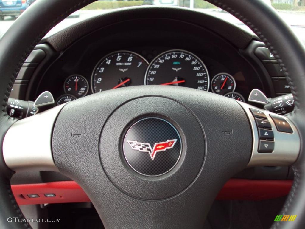 2008 Corvette Coupe - Victory Red / Red photo #20