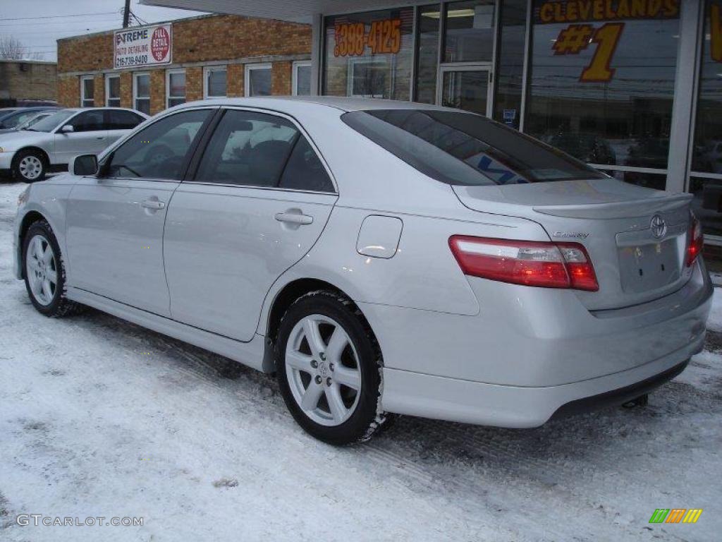 2008 Camry SE - Classic Silver Metallic / Ash photo #7