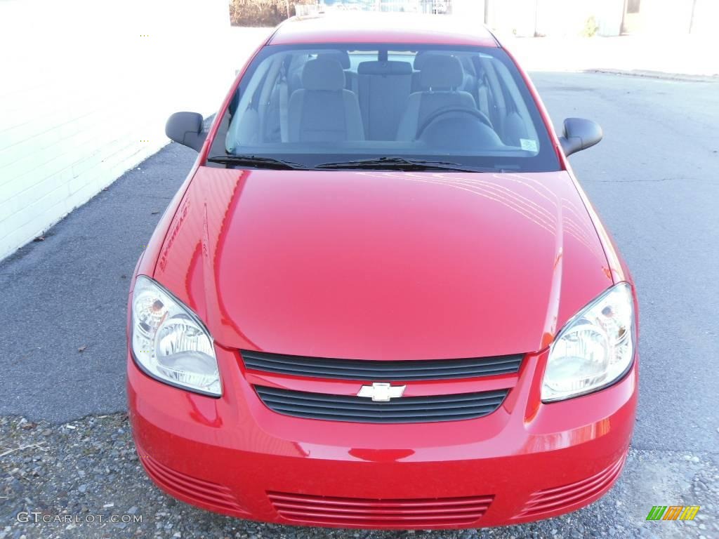 2008 Cobalt LS Sedan - Victory Red / Gray photo #6