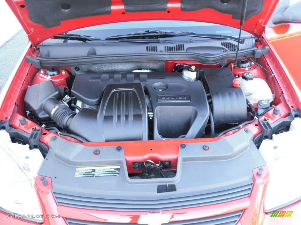 2008 Cobalt LS Sedan - Victory Red / Gray photo #19
