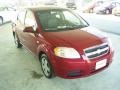 2008 Victory Red Chevrolet Aveo LS Sedan  photo #5