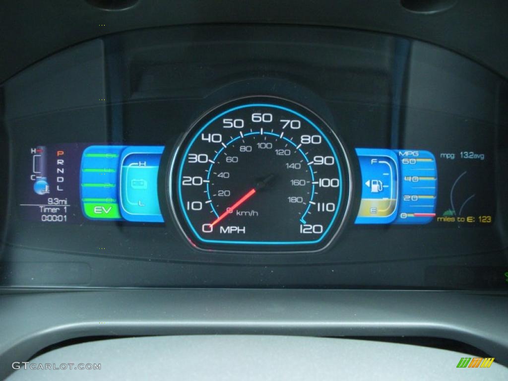 2010 Fusion Hybrid - Brilliant Silver Metallic / Camel photo #9