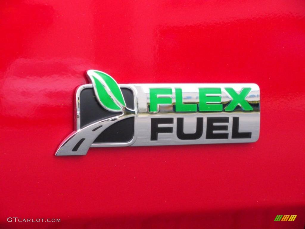 2010 F150 Lariat SuperCrew - Red Candy Metallic / Black photo #5