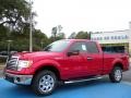 2010 Red Candy Metallic Ford F150 XLT SuperCab  photo #1