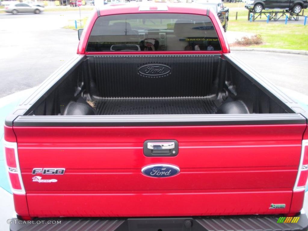 2010 F150 XLT SuperCab - Red Candy Metallic / Medium Stone photo #11