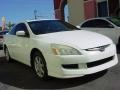 2003 Taffeta White Honda Accord EX V6 Coupe  photo #7