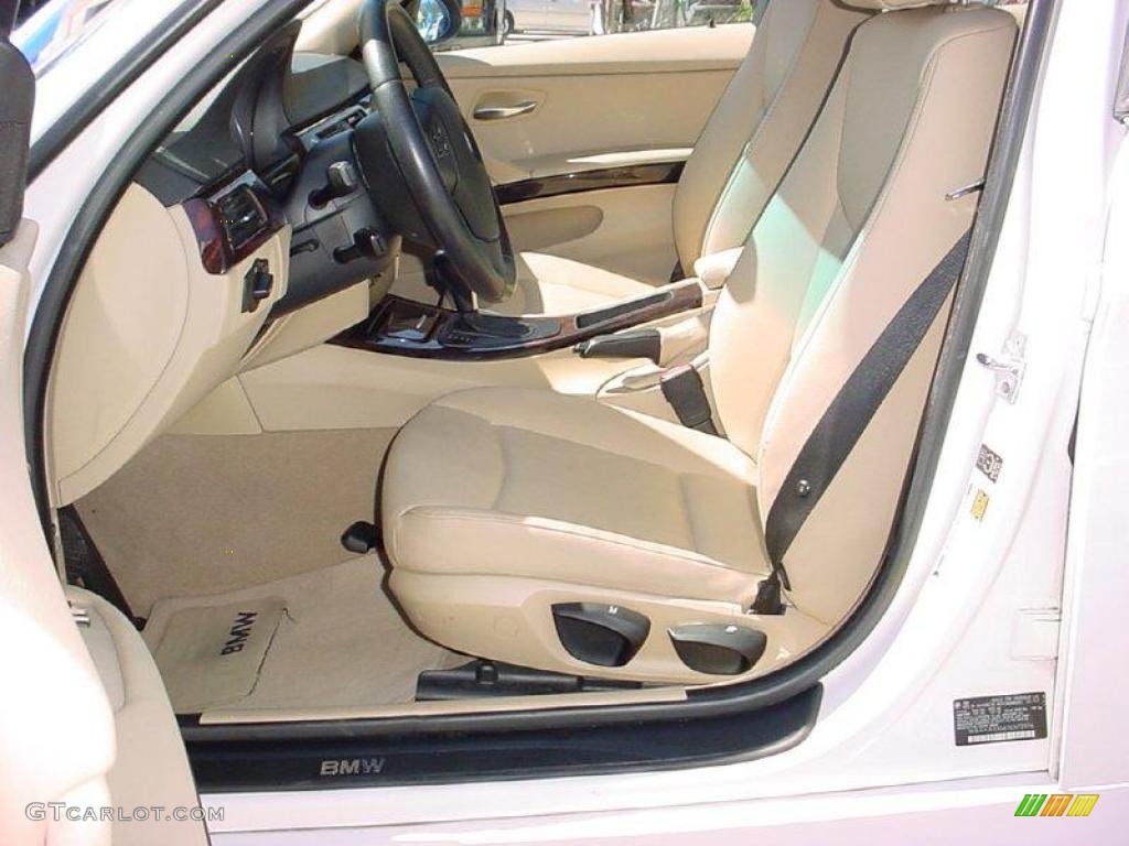 2007 3 Series 328i Sedan - Alpine White / Beige photo #10