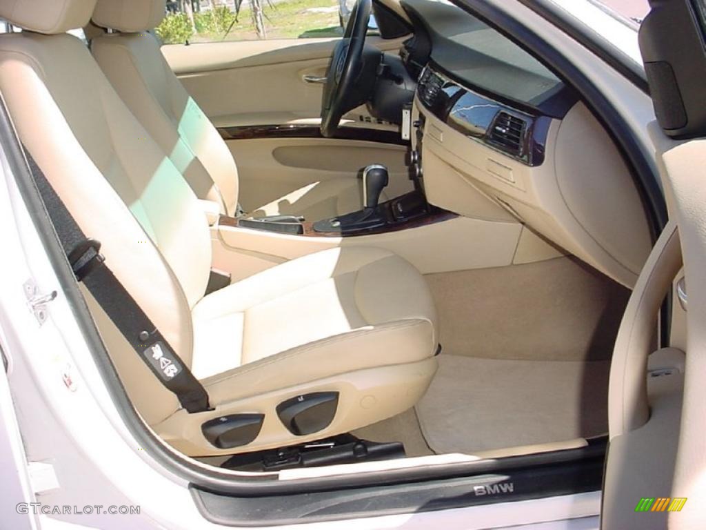 2007 3 Series 328i Sedan - Alpine White / Beige photo #11