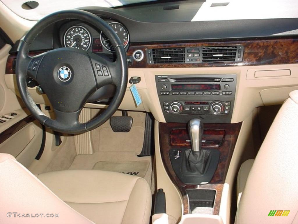 2007 3 Series 328i Sedan - Alpine White / Beige photo #14