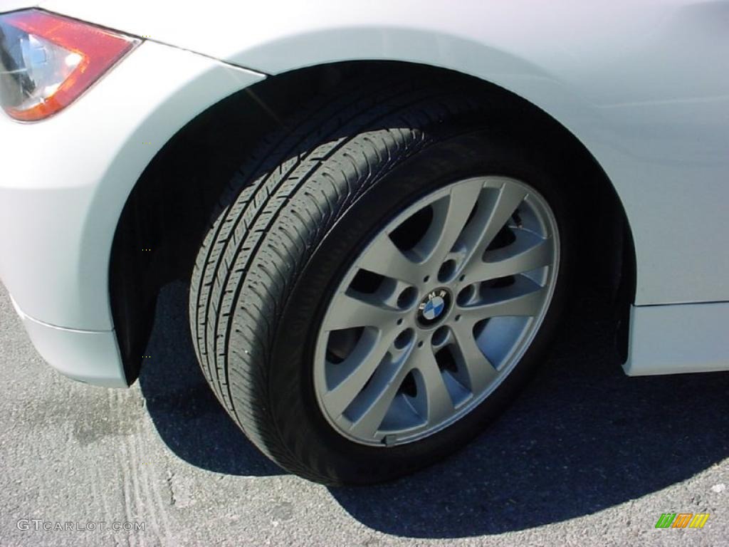 2007 3 Series 328i Sedan - Alpine White / Beige photo #16