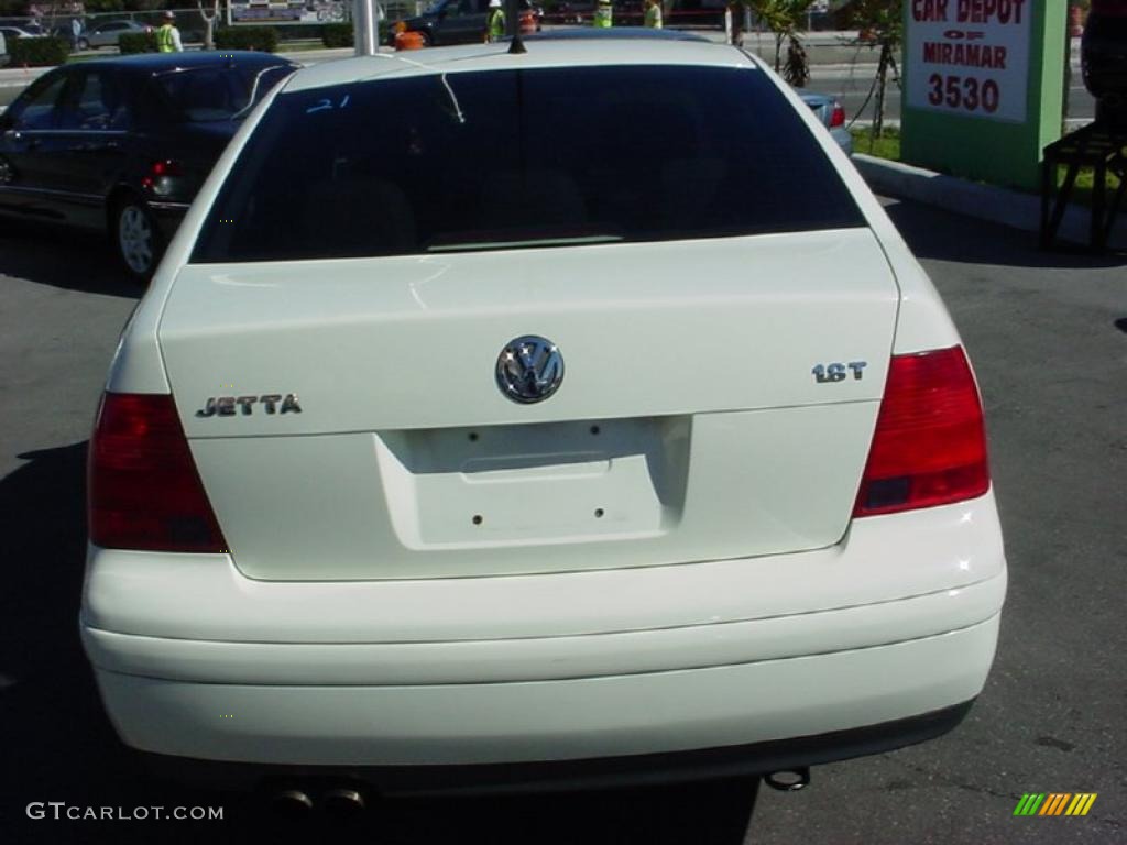 2003 Jetta GL 1.8T Sedan - Campanella White / Beige photo #4