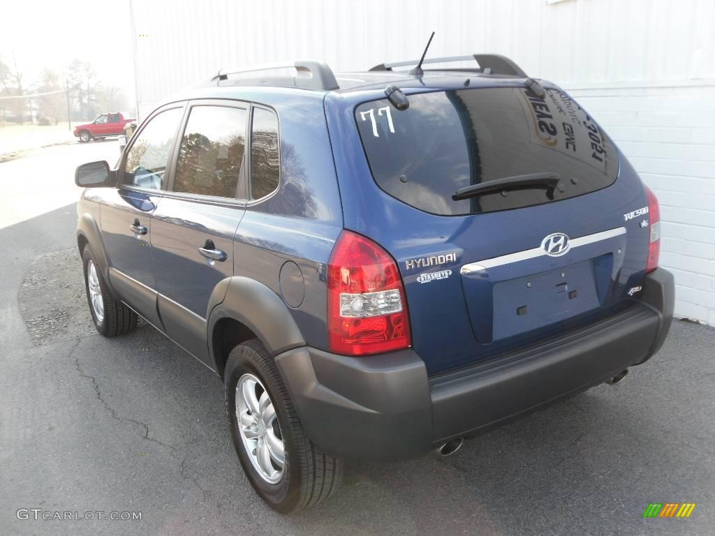 2008 Tucson SE 4WD - Nautical Blue / Gray photo #2