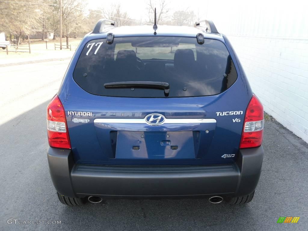 2008 Tucson SE 4WD - Nautical Blue / Gray photo #3