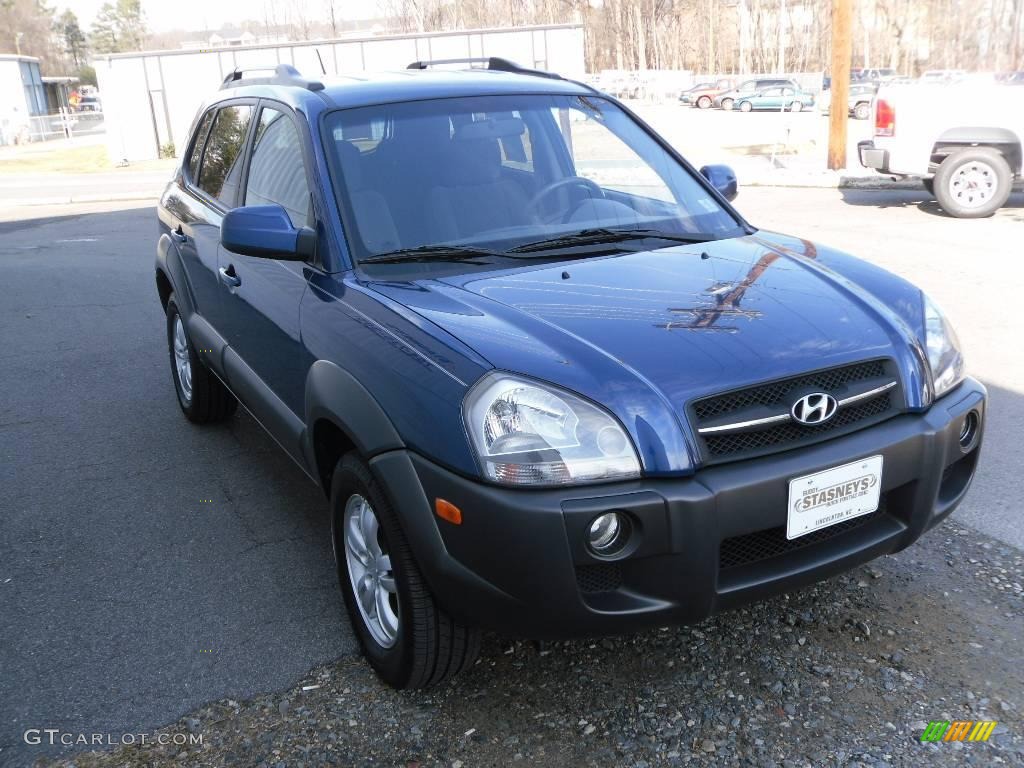2008 Tucson SE 4WD - Nautical Blue / Gray photo #5