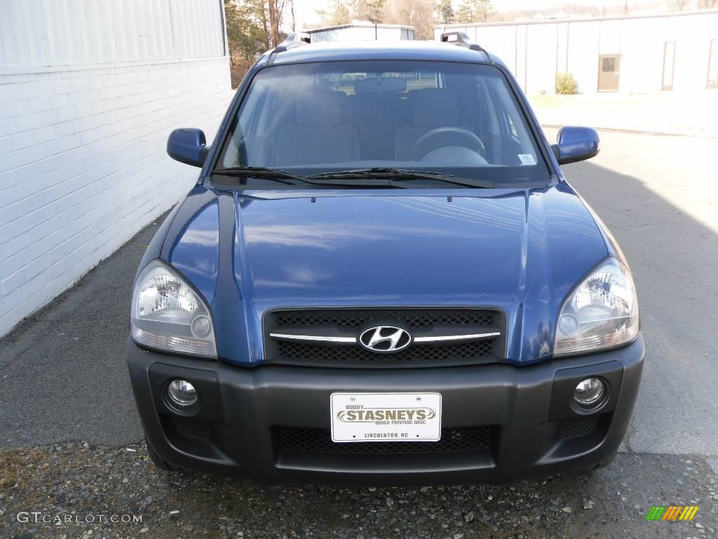 2008 Tucson SE 4WD - Nautical Blue / Gray photo #6