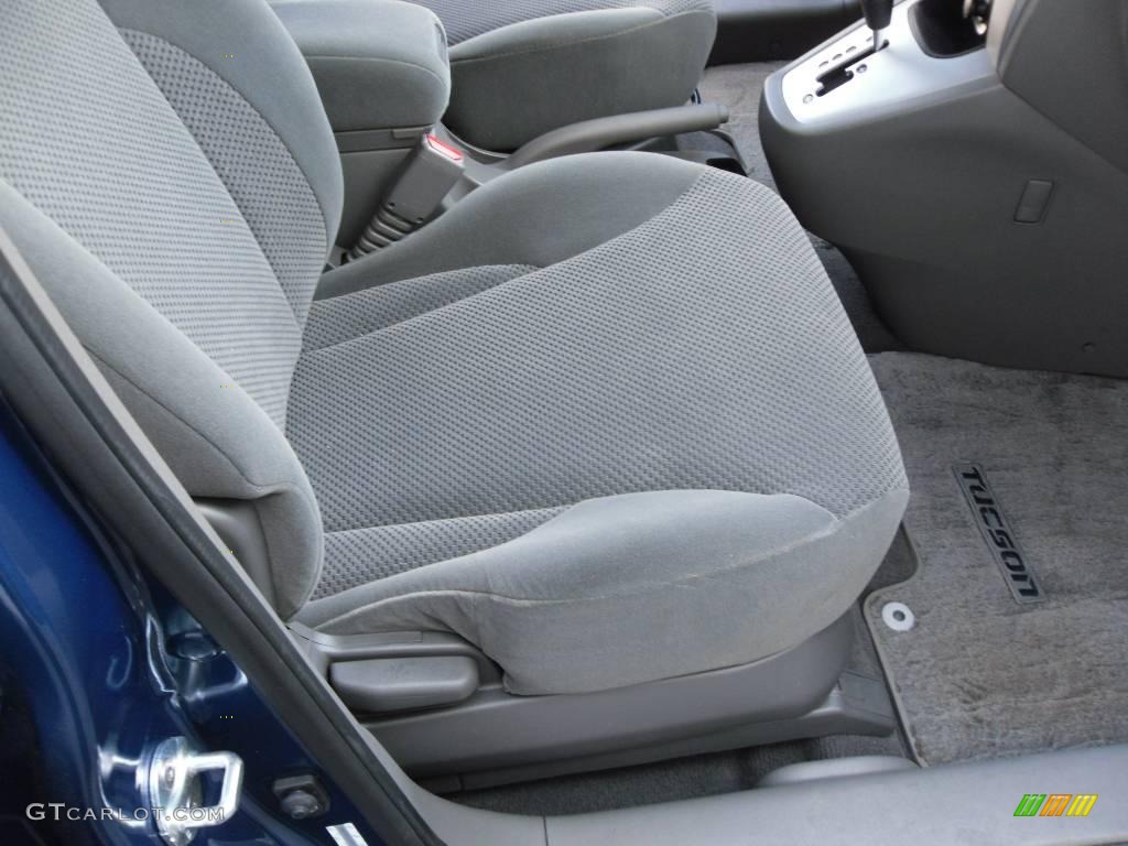 2008 Tucson SE 4WD - Nautical Blue / Gray photo #14