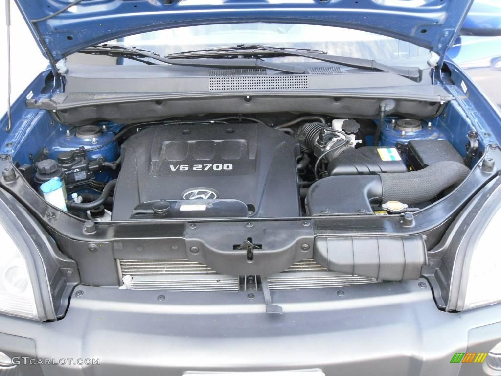 2008 Tucson SE 4WD - Nautical Blue / Gray photo #19
