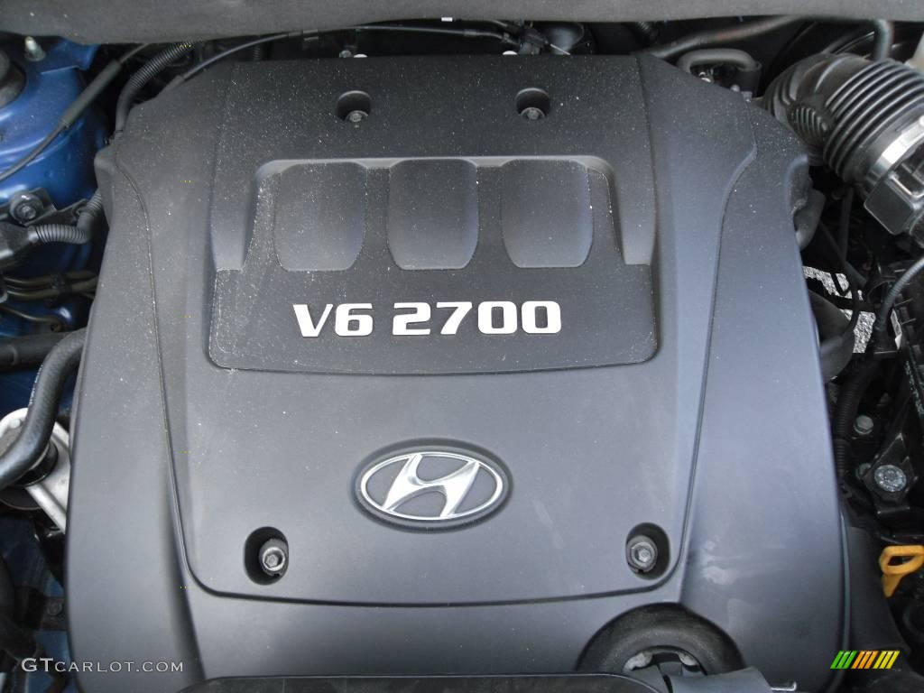 2008 Tucson SE 4WD - Nautical Blue / Gray photo #20
