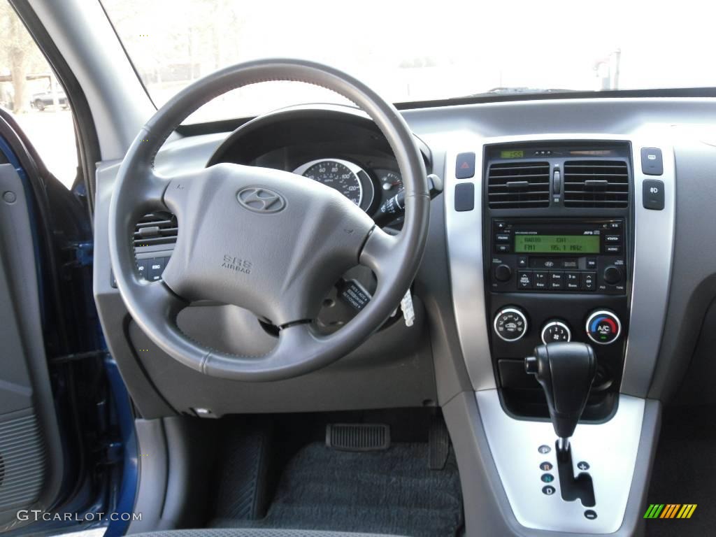 2008 Tucson SE 4WD - Nautical Blue / Gray photo #21