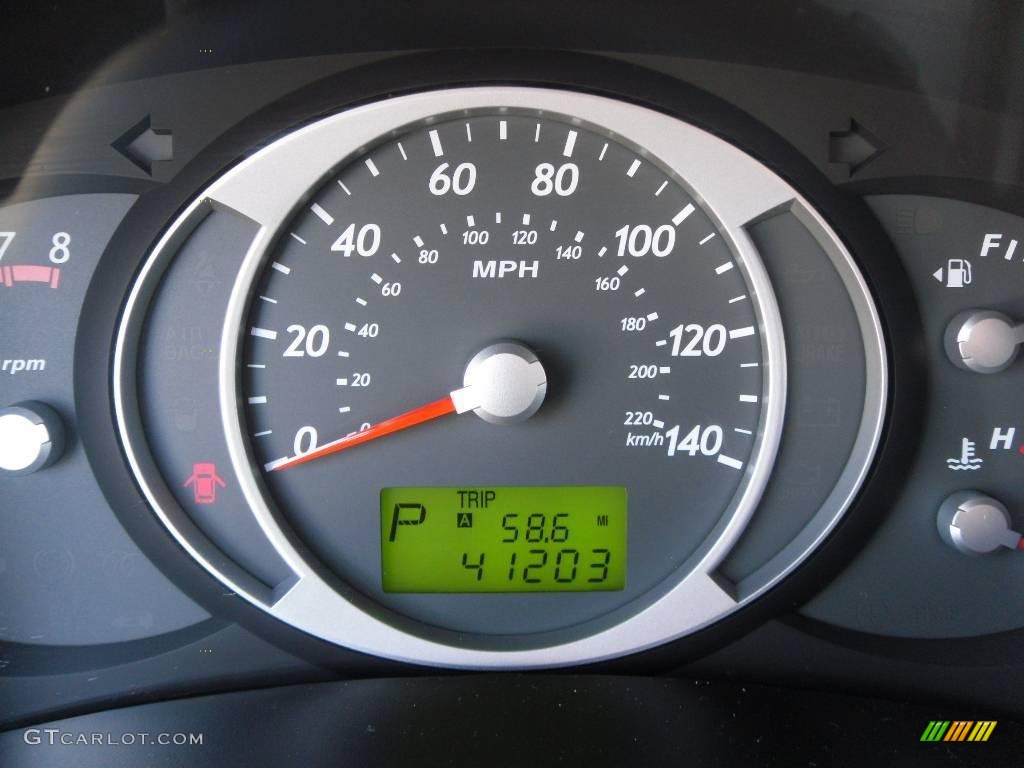 2008 Tucson SE 4WD - Nautical Blue / Gray photo #24