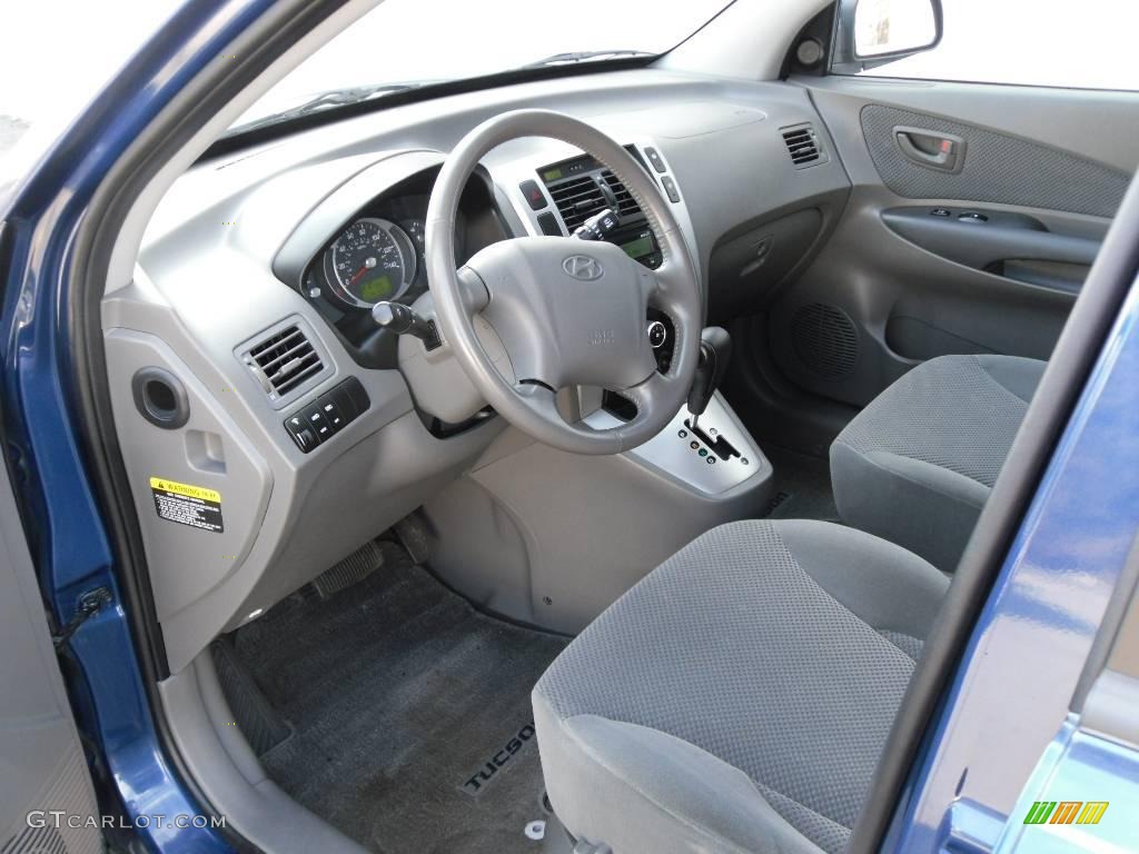 2008 Tucson SE 4WD - Nautical Blue / Gray photo #26